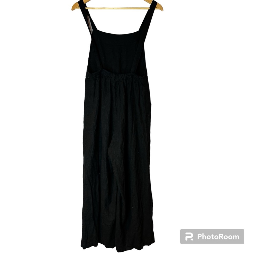 Glassons 55% Linen Black JumpSuit Size 6